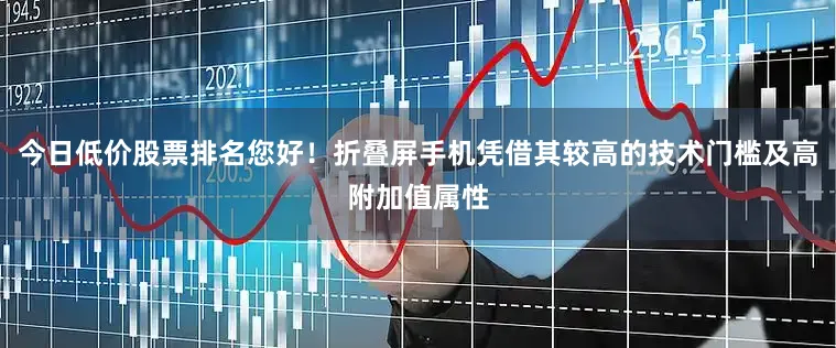 今日低价股票排名您好！折叠屏手机凭借其较高的技术门槛及高附加值属性